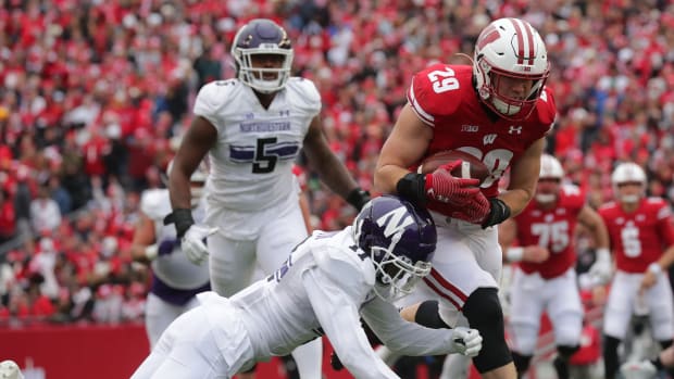 Wisconsin running back Brady Schipper.